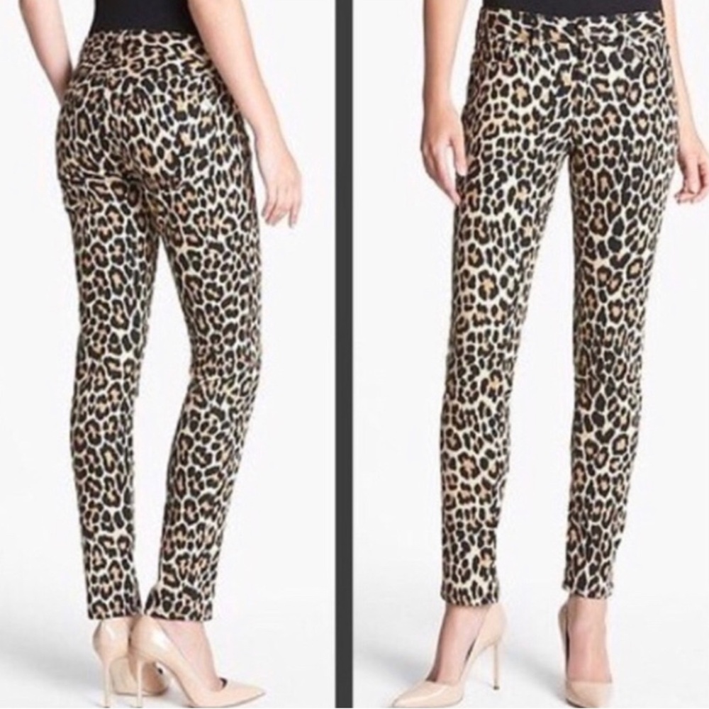 Kate Spade Broome Street Leopard‎ Print Skinny Jeans